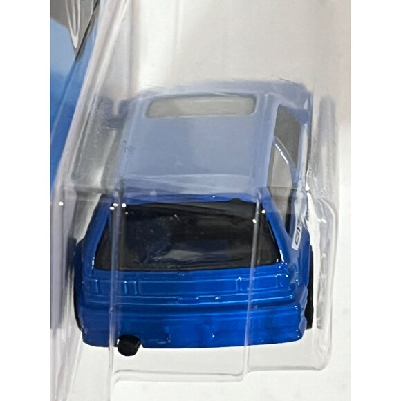 Hot Wheels Honda Civic EF 1990 Blue HW 70s vs 90s JDM VTEC Diecast - Picture 4 of 5